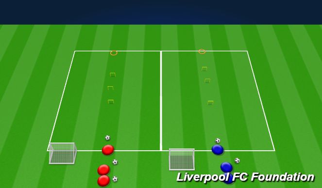 Football/Soccer Session Plan Drill (Colour): Screen 2