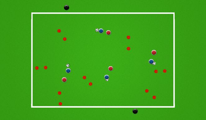 Football/Soccer Session Plan Drill (Colour): Ball Manipulation