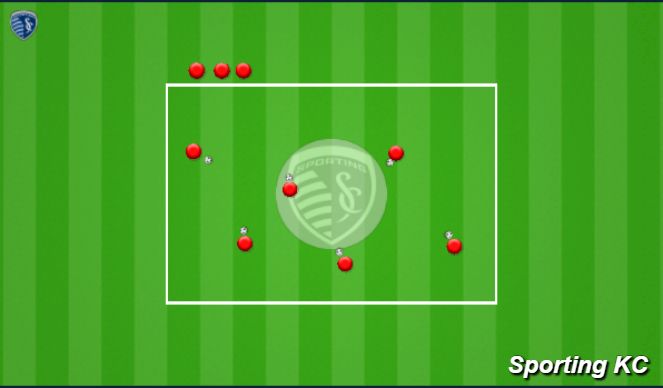 Football/Soccer Session Plan Drill (Colour): BLOB