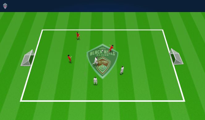 Football/Soccer Session Plan Drill (Colour): Arrival Game