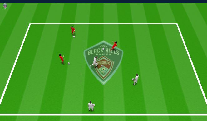 Football/Soccer Session Plan Drill (Colour): Ball Mastery