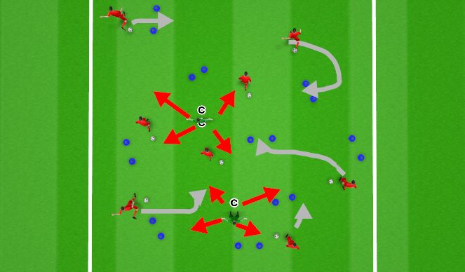 Fútbol Ejercicio del Plan de Sesiones (Color): 101 Dalmatians 