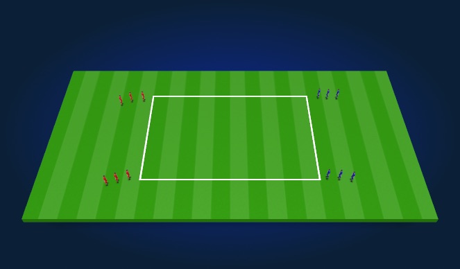 Football/Soccer Session Plan Drill (Colour): Warm Up