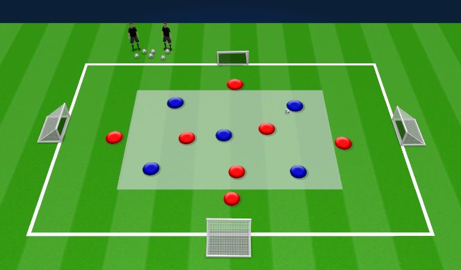 Football/Soccer Session Plan Drill (Colour): Session 2