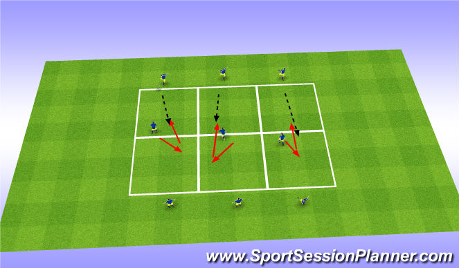 Football/Soccer Session Plan Drill (Colour): Screen 2