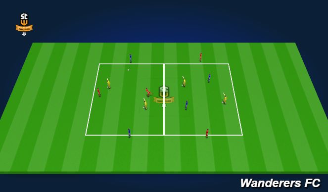 Football/Soccer Session Plan Drill (Colour): Screen 2