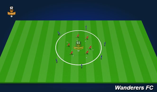 Football/Soccer Session Plan Drill (Colour): Screen 1