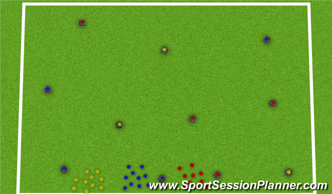 Football/Soccer Session Plan Drill (Colour): Screen 1