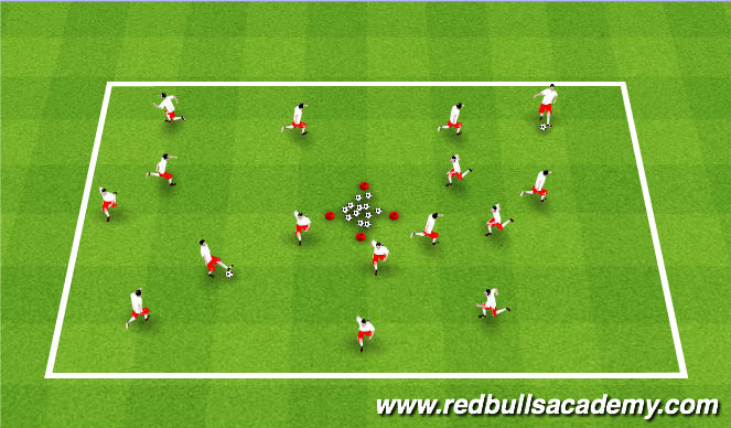 Football/Soccer Session Plan Drill (Colour): Activator