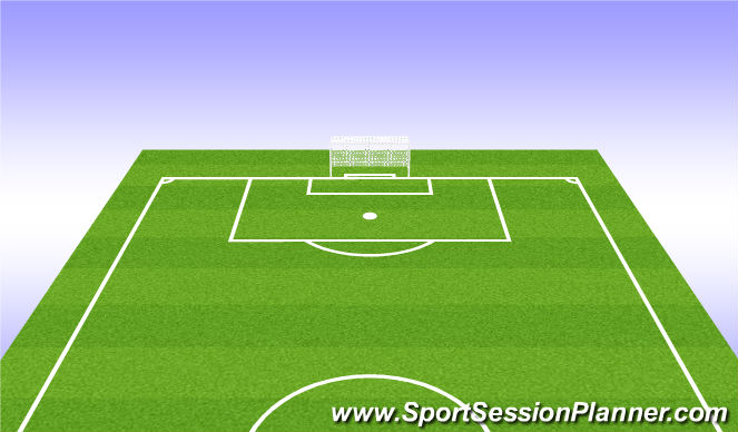 Football/Soccer Session Plan Drill (Colour): 8v8 Game
