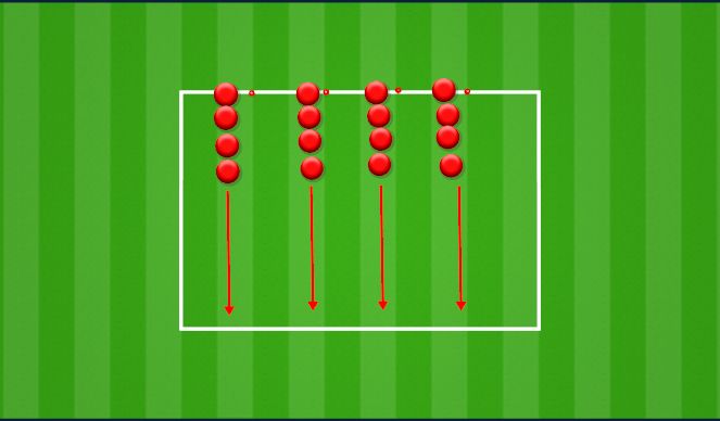 Football/Soccer Session Plan Drill (Colour): Dynamic