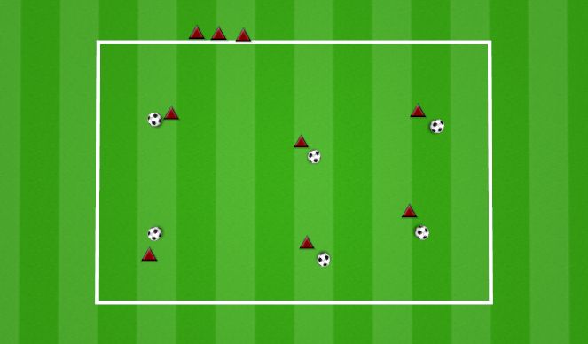 Football/Soccer Session Plan Drill (Colour): BLOB