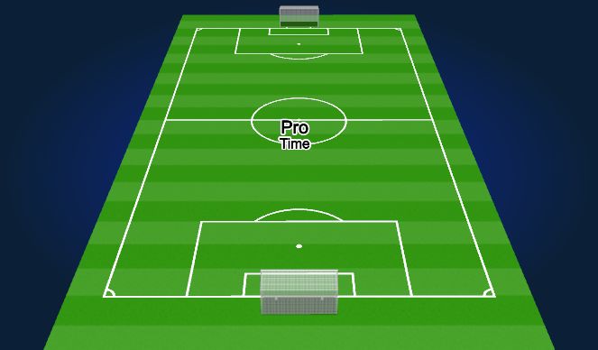 Football/Soccer Session Plan Drill (Colour): Pro Time