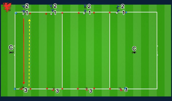 Football/Soccer Session Plan Drill (Colour): Screen 1