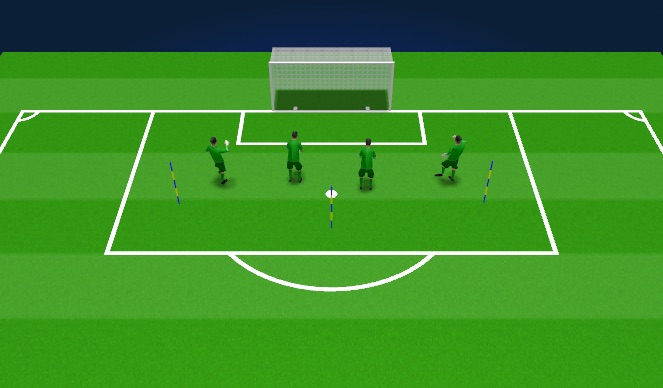 Football/Soccer Session Plan Drill (Colour): Warm Up 