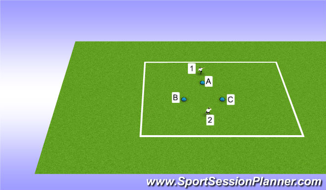 Football/Soccer Session Plan Drill (Colour): Warm Up