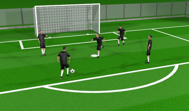 Football/Soccer Session Plan Drill (Colour): Screen 1