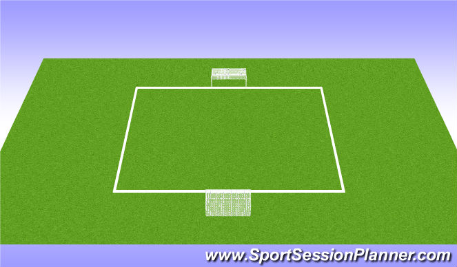 Football/Soccer Session Plan Drill (Colour): SSG