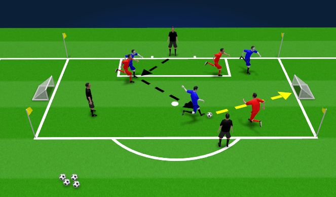 Football/Soccer Session Plan Drill (Colour): Screen 1
