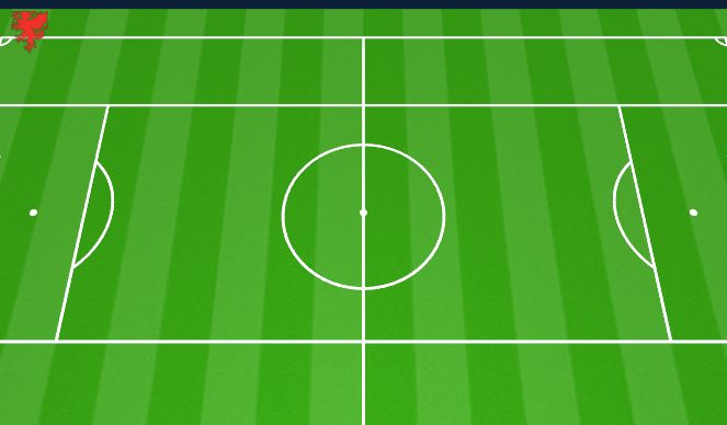 Football/Soccer Session Plan Drill (Colour): SSG