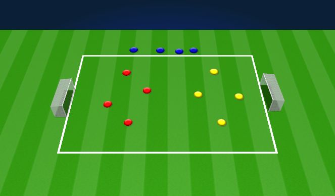 Football/Soccer Session Plan Drill (Colour): Game Play 