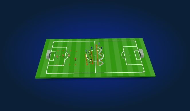 Football/Soccer Session Plan Drill (Colour): Screen 1