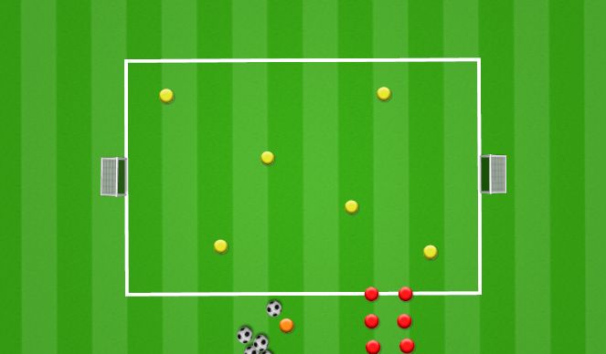 Football/Soccer Session Plan Drill (Colour): Animation 1