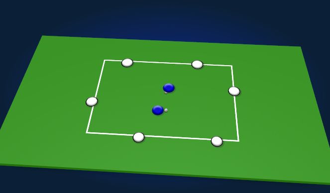 Football/Soccer Session Plan Drill (Colour): Warm Up 