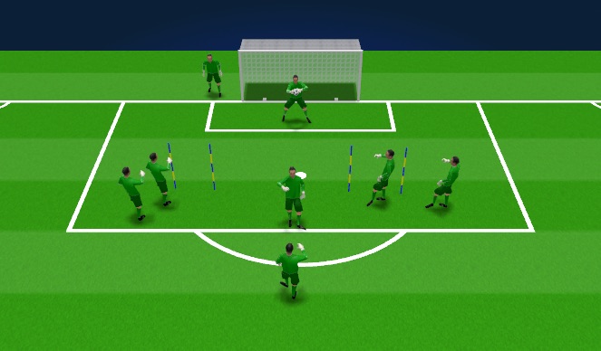 Football/Soccer Session Plan Drill (Colour): Close Ranged WU