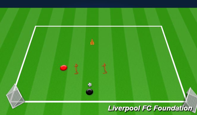 Football/Soccer Session Plan Drill (Colour): Screen 1