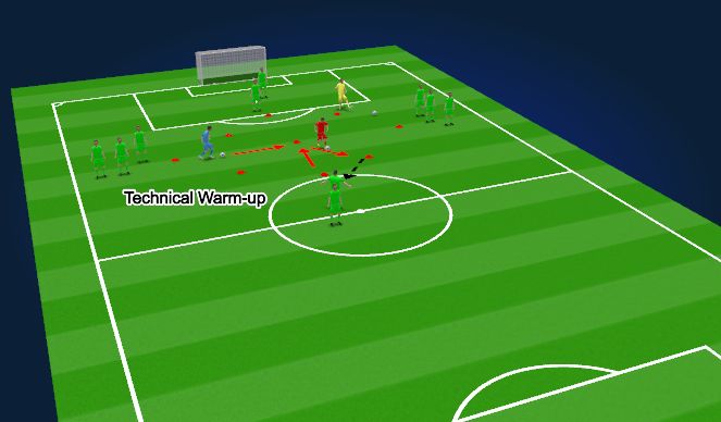 Football/Soccer Session Plan Drill (Colour): Screen 1