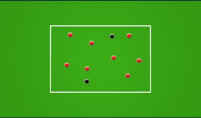 Football/Soccer Session Plan Drill (Colour): Tunnel Tag