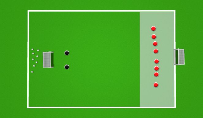 Football/Soccer Session Plan Drill (Colour): Sleepy Bear