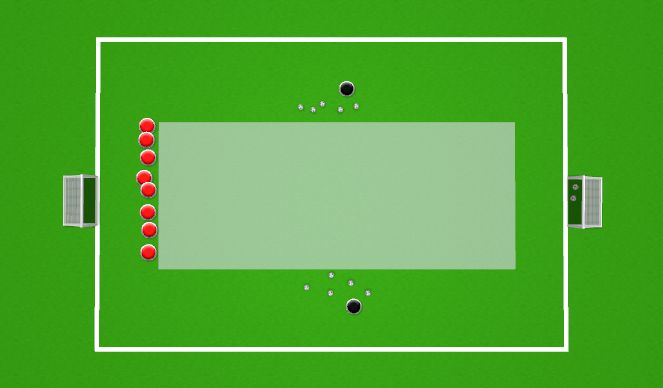 Football/Soccer Session Plan Drill (Colour): Cannon Ball