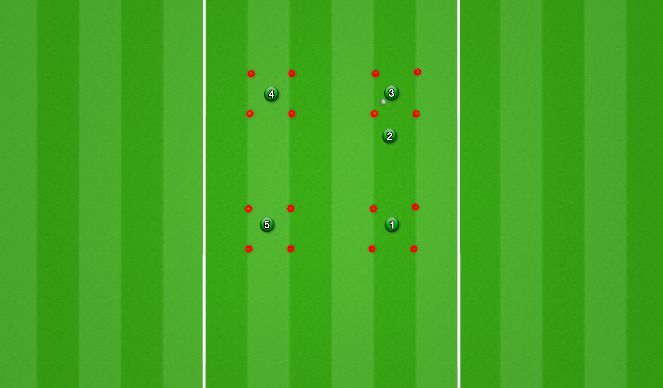 Football/Soccer Session Plan Drill (Colour): Animation 1