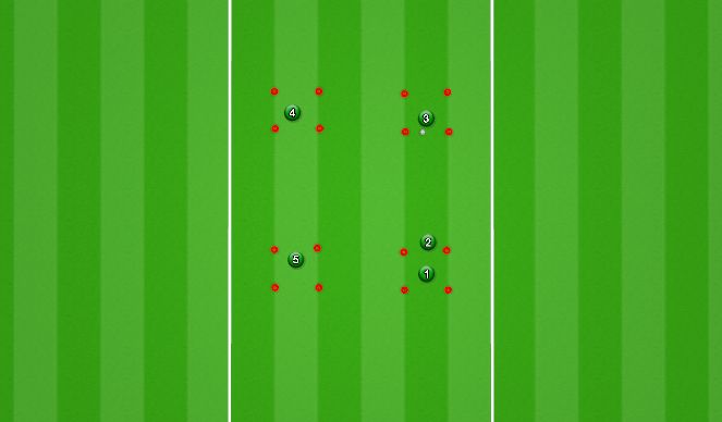Football/Soccer Session Plan Drill (Colour): Animation 1