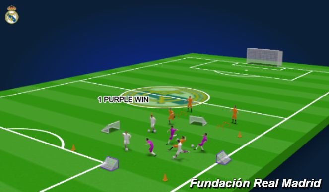 Football/Soccer Session Plan Drill (Colour): TASK 2: EASY PASS/ SWICTH THE GAME AFTER RECOVER