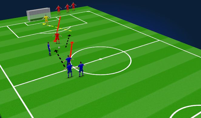 Football/Soccer Session Plan Drill (Colour): Screen 1