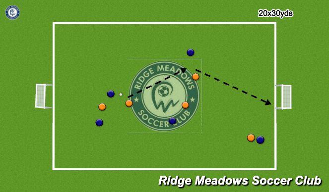 Football/Soccer Session Plan Drill (Colour): Arrival Games