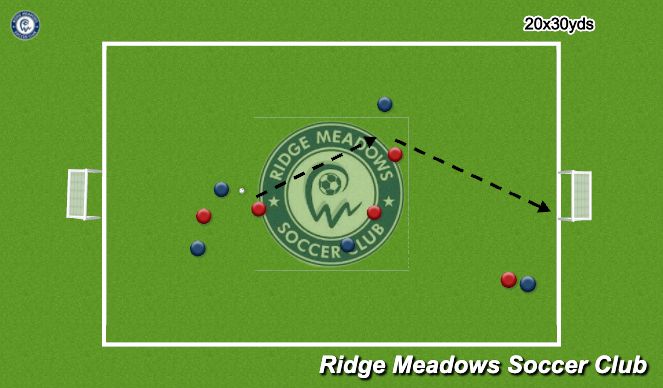 Football/Soccer Session Plan Drill (Colour): Arrival Games