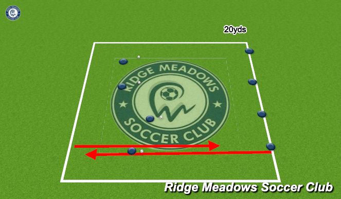 Football/Soccer Session Plan Drill (Colour): Activity #1