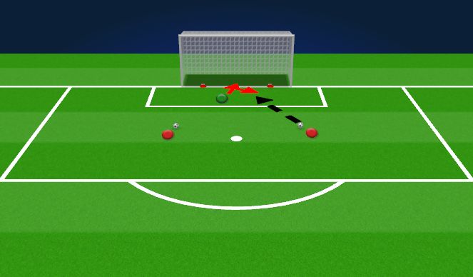 Football/Soccer Session Plan Drill (Colour): Screen 1