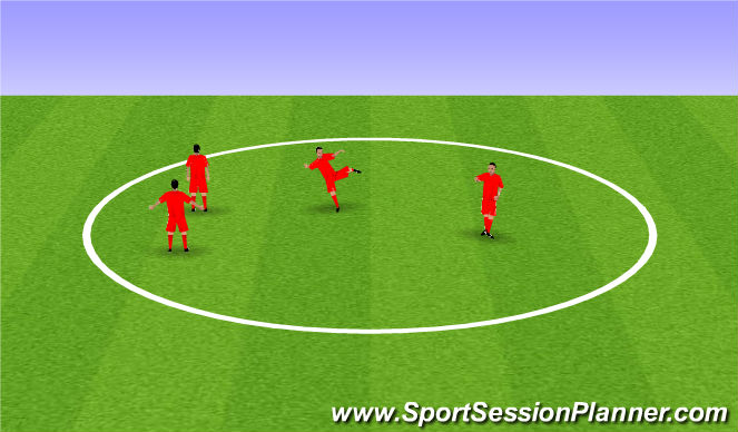 Football/Soccer Session Plan Drill (Colour): Trabajo Fisisco