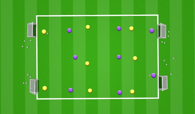 Football/Soccer Session Plan Drill (Colour): Passing
