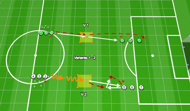 Football/Soccer Session Plan Drill (Colour): Passes Pré Jogo