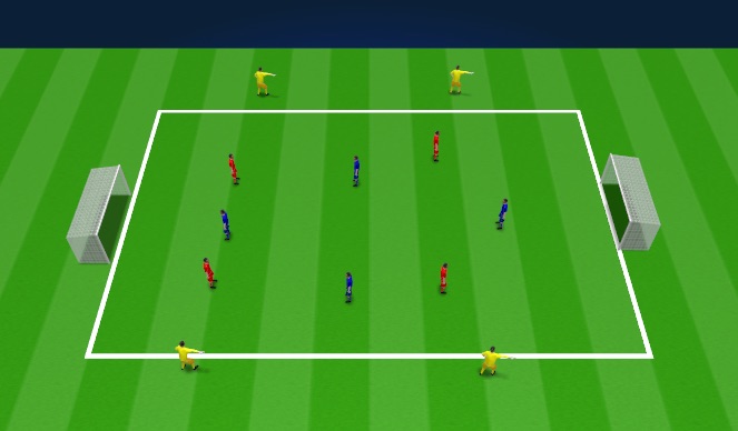 Football/Soccer Session Plan Drill (Colour): S.S.G.