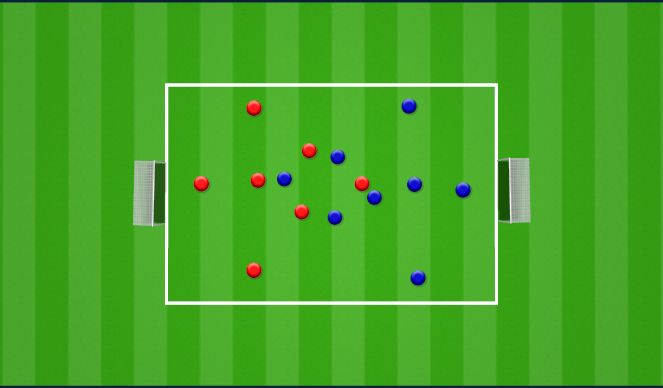 Football/Soccer Session Plan Drill (Colour): Training game
