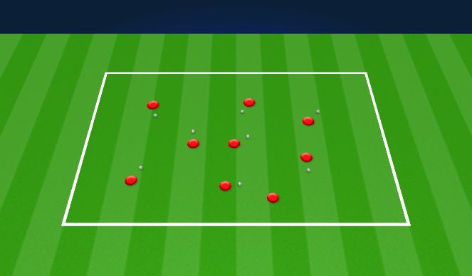 Football/Soccer Session Plan Drill (Colour): Ball Mastery 