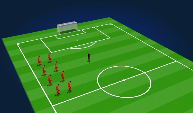 Football/Soccer Session Plan Drill (Colour): Dynamic Warm Up