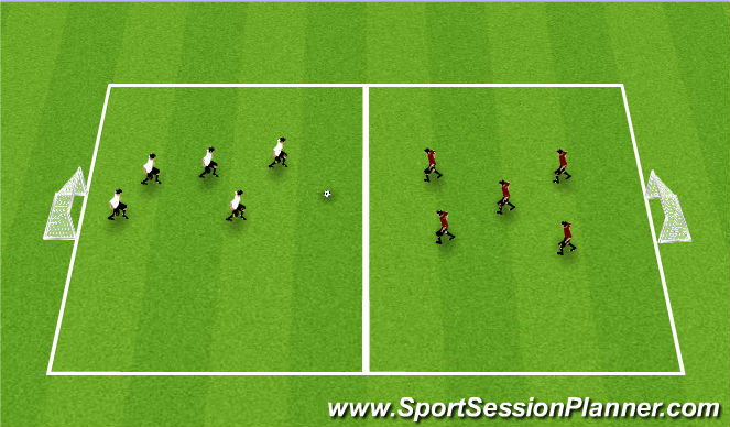 Football/Soccer Session Plan Drill (Colour): Game